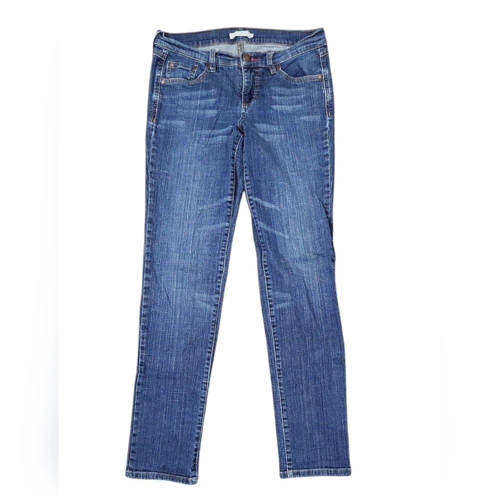 Alfred Sung Pure Women's Jeans Size 4 Straight Leg Stretchy